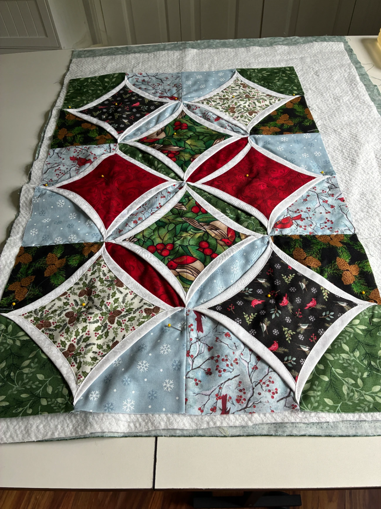 Cathedral Window Table Top